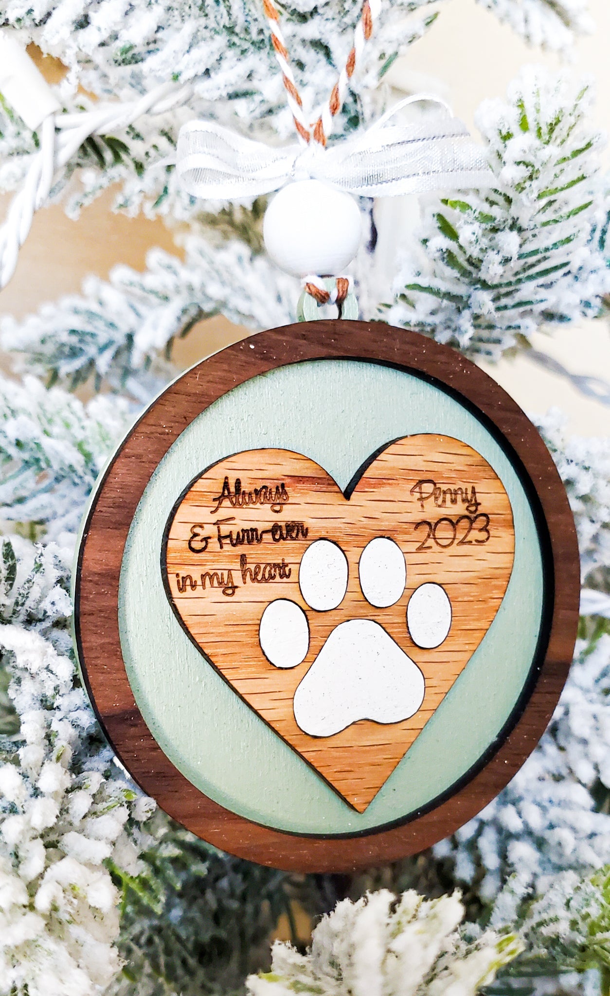 Pet Memorial Christmas Ornament - New Beginning Designs