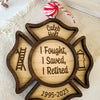 Retired Firefighter Christmas Ornament - New Beginning Designs