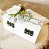 Rustic Champagne Wedding Ring Box - New Beginning Designs