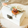 Rustic Champagne Wedding Ring Box - New Beginning Designs