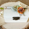 Rustic Champagne Wedding Ring Box - New Beginning Designs