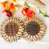 Sunflower Magnet Wedding Favors - New Beginning Designs