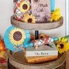 Sunflower Tier Tray Decor Set - New Beginning Designs