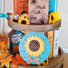 Sunflower Tier Tray Decor Set - New Beginning Designs