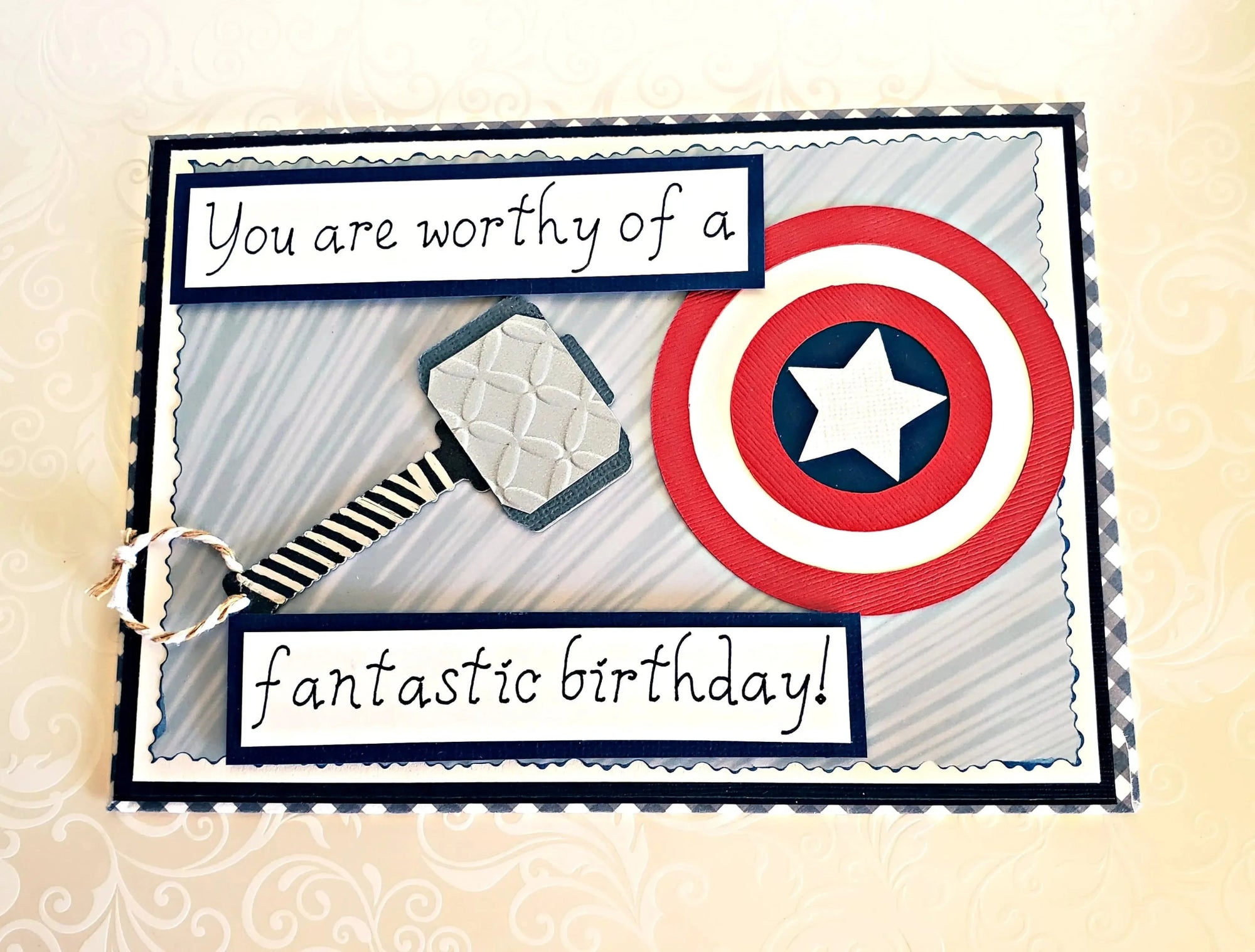 Super Hero Birthday Card - New Beginning Designs