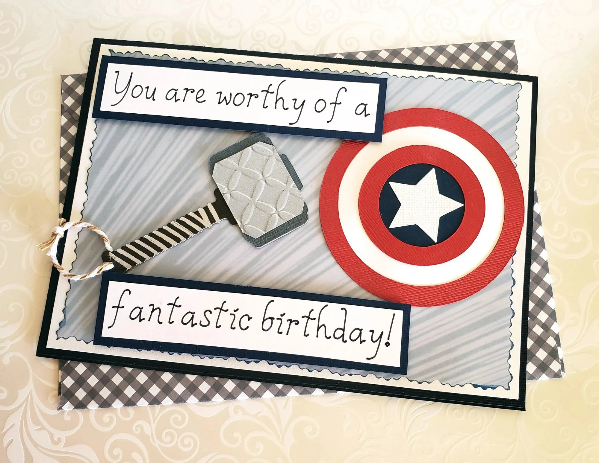 Super Hero Birthday Card - New Beginning Designs