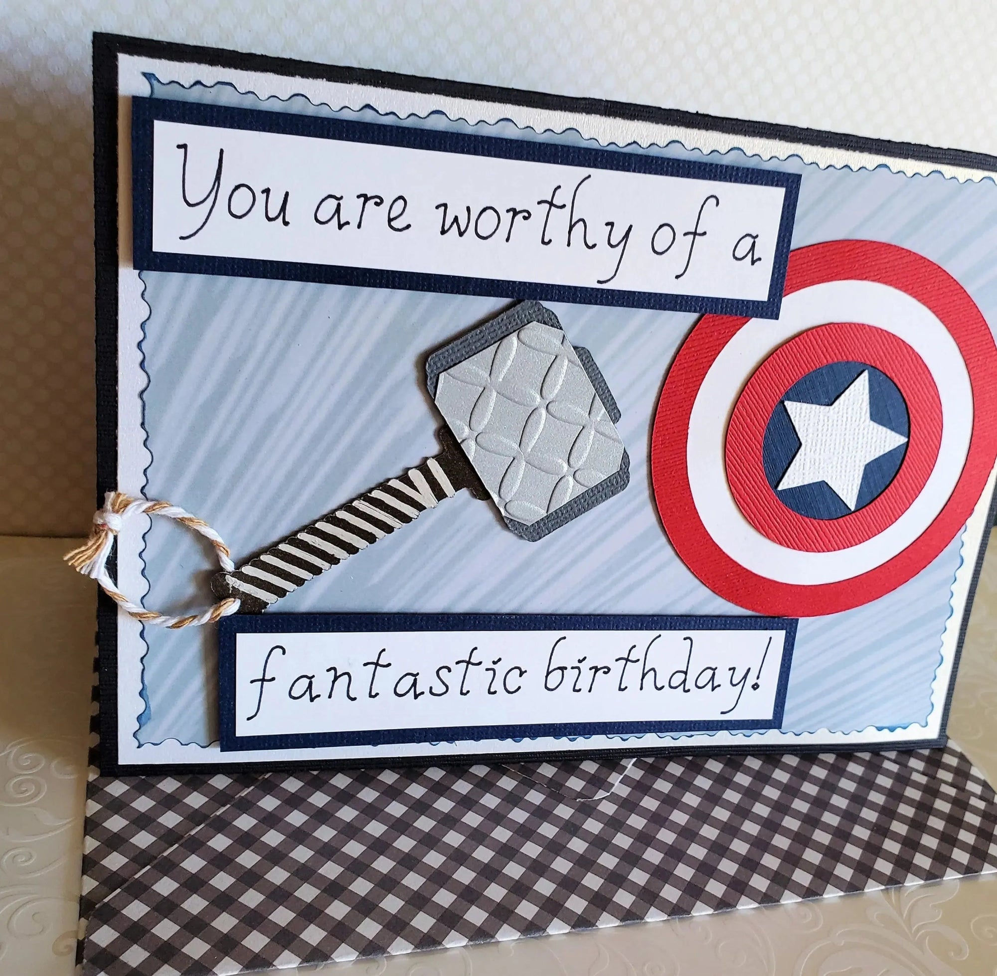 Super Hero Birthday Card - New Beginning Designs