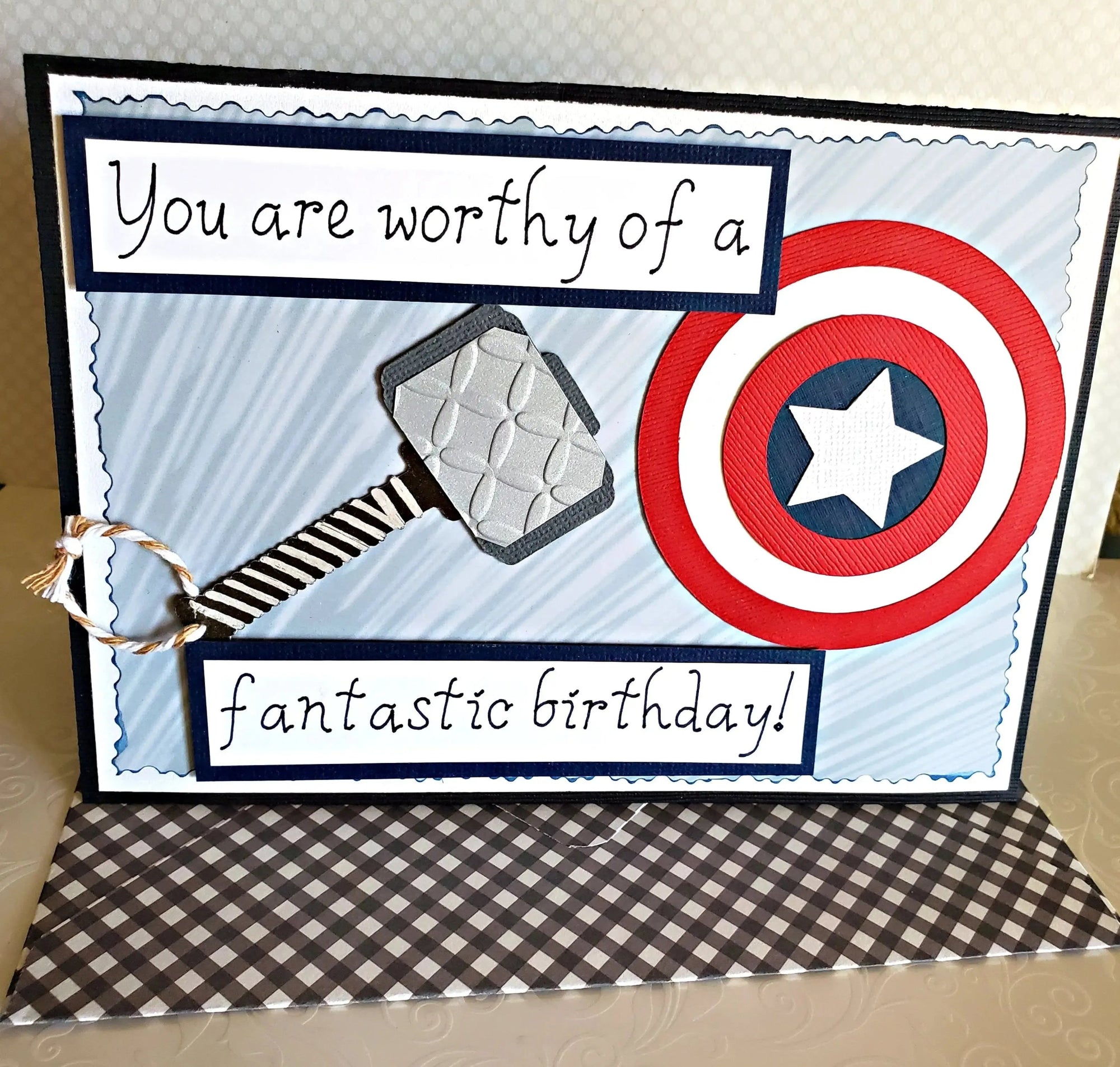 Super Hero Birthday Card - New Beginning Designs