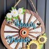 Wagon Wheel Door Sign - New Beginning Designs