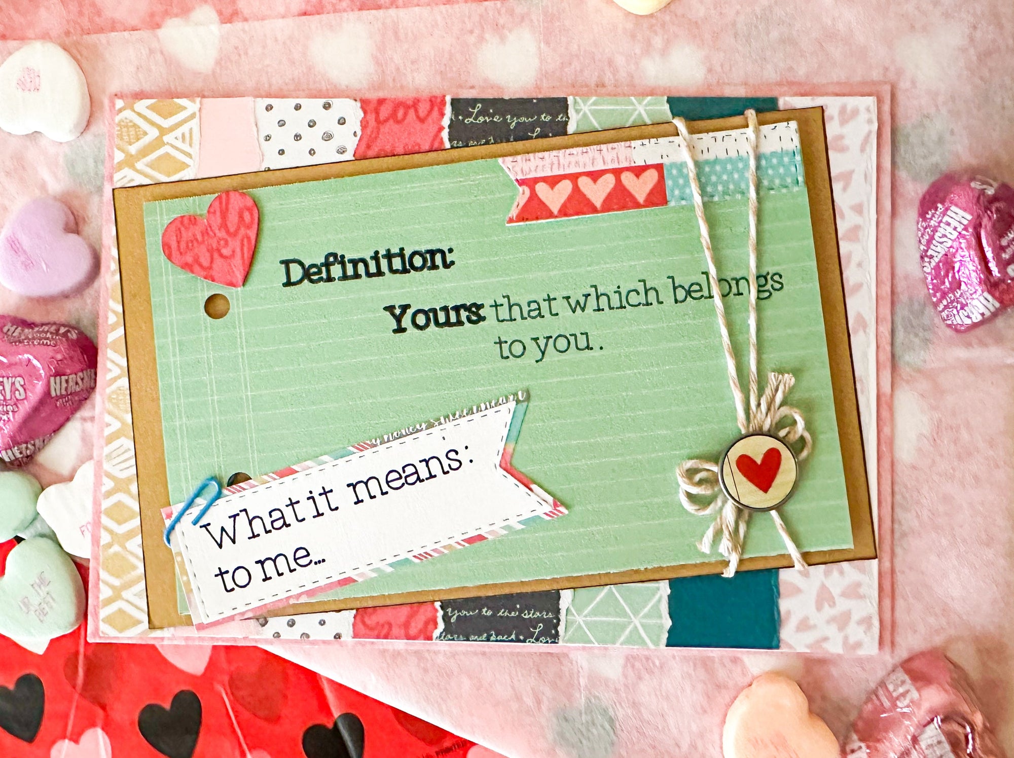 Yours Valentine Greeting Card - New Beginning Designs